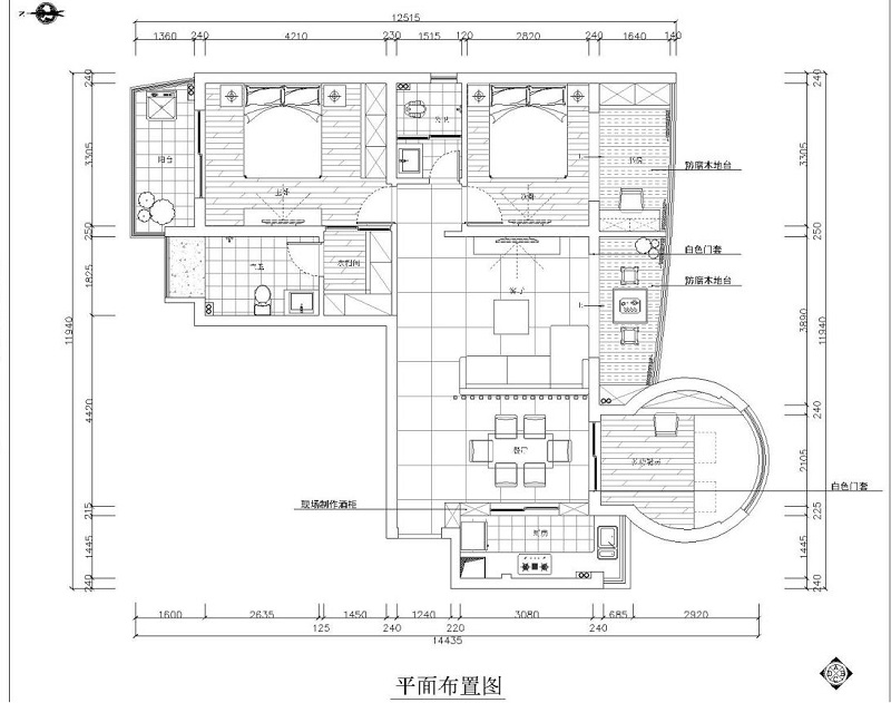 城上城-122平方-現代裝飾效果圖裝修設計理念